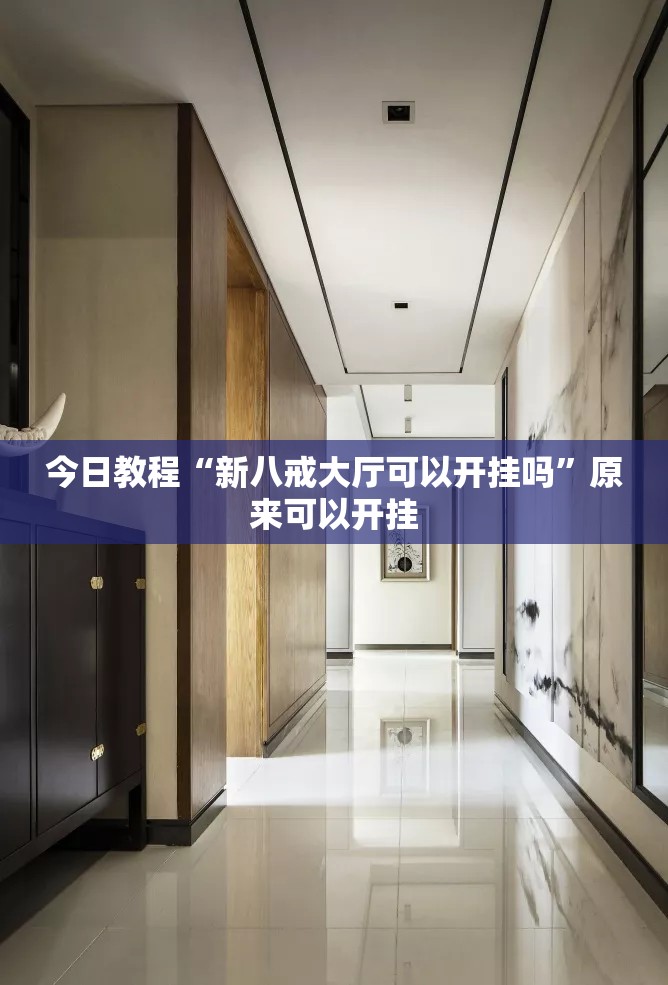 今日教程“新八戒大厅可以开挂吗”原来可以开挂