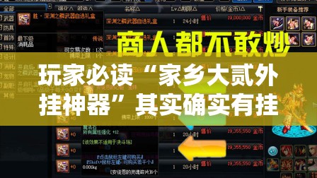 玩家必读“家乡大贰外挂神器”其实确实有挂