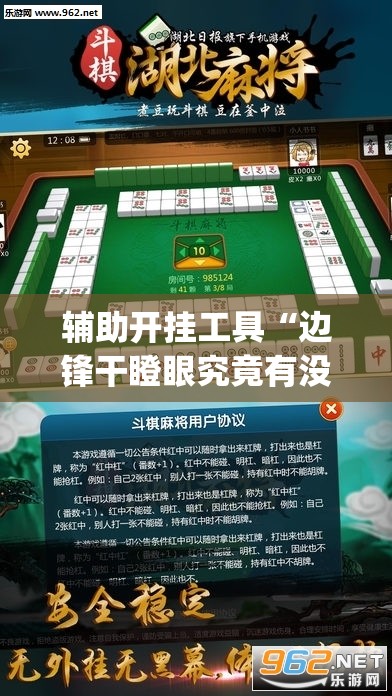 辅助开挂工具“边锋干瞪眼究竟有没有挂”(免费)开挂辅助教学(最新辅助开挂教程)