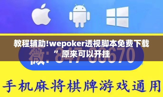 教程辅助!wepoker透视脚本免费下载”原来可以开挂