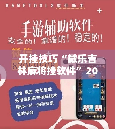 开挂技巧“微乐吉林麻将挂软件	”2026开挂教程步骤