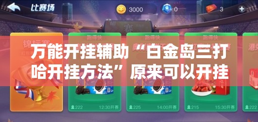 万能开挂辅助“白金岛三打哈开挂方法”原来可以开挂