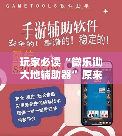 玩家必读“微乐锄大地辅助器	”原来可以开挂