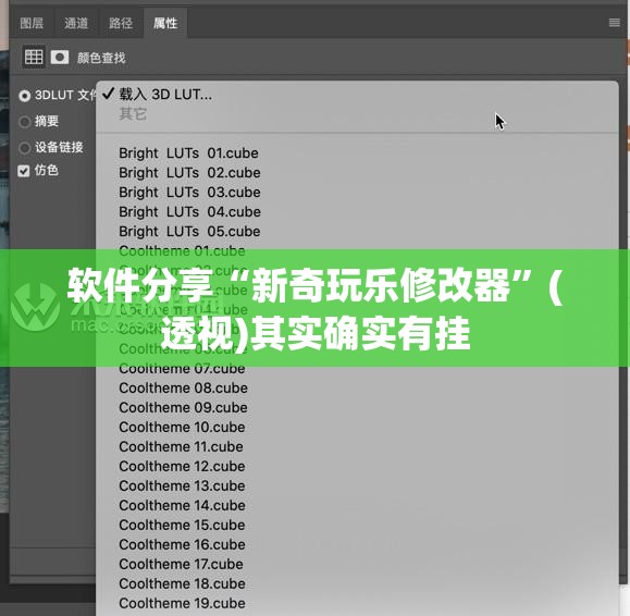 软件分享“新奇玩乐修改器”(透视)其实确实有挂