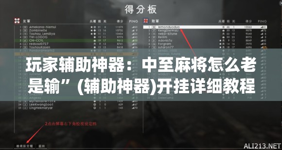 玩家辅助神器：中至麻将怎么老是输”(辅助神器)开挂详细教程