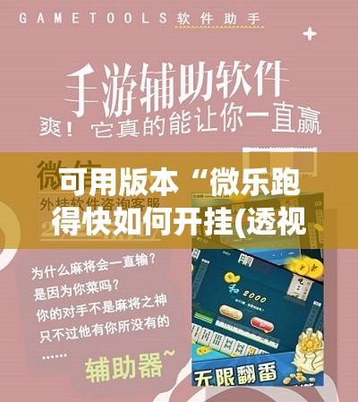 可用版本“微乐跑得快如何开挂(透视)”开挂辅助脚本+详细开挂安装教程