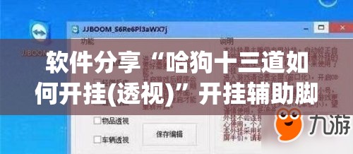 软件分享“哈狗十三道如何开挂(透视)”开挂辅助脚本+详细开挂安装教程