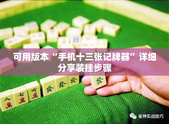 可用版本“手机十三张记牌器”详细分享装挂步骤