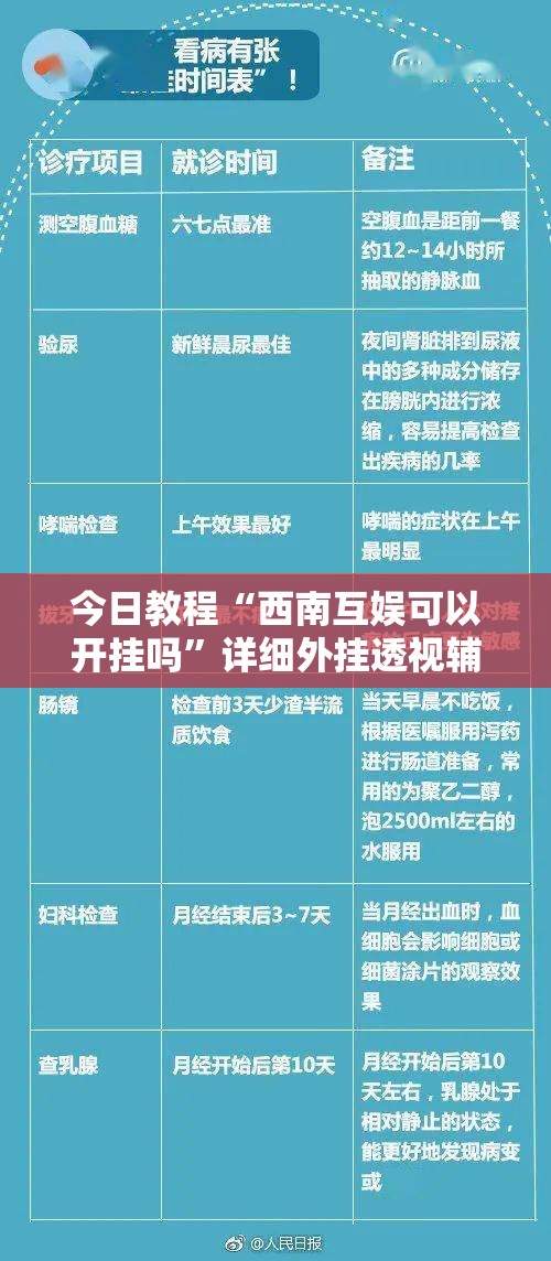 今日教程“西南互娱可以开挂吗”详细外挂透视辅助软件教程