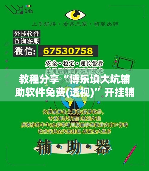 教程分享“博乐填大坑辅助软件免费(透视)”开挂辅助脚本+详细开挂安装教程