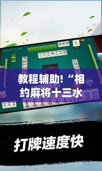 教程辅助!“相约麻将十三水开挂现场安装	”(透视)其实确实有挂