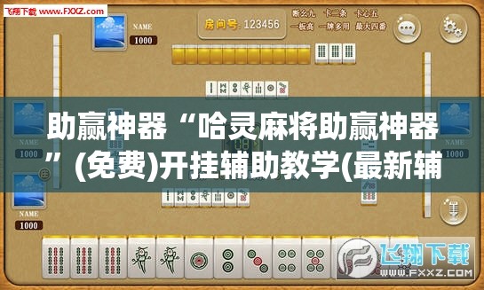 助赢神器“哈灵麻将助赢神器	”(免费)开挂辅助教学(最新辅助开挂教程)