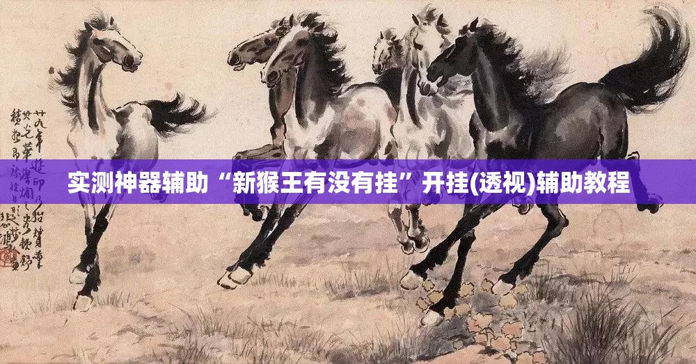 实测神器辅助“新猴王有没有挂”开挂(透视)辅助教程