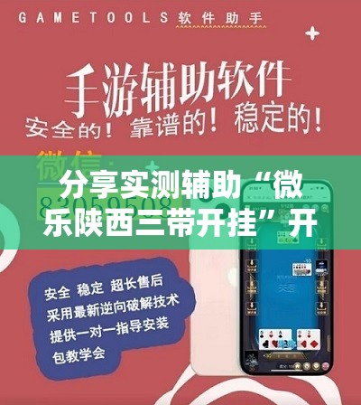 分享实测辅助“微乐陕西三带开挂”开挂辅助脚本+详细开挂安装教程