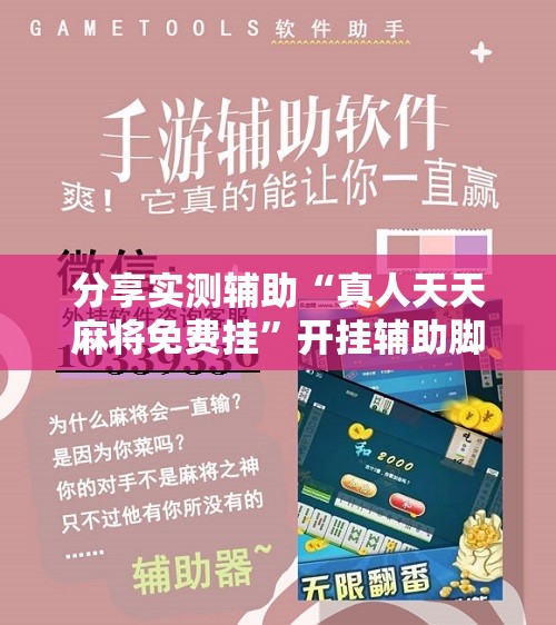 分享实测辅助“真人天天麻将免费挂”开挂辅助脚本+详细开挂安装教程