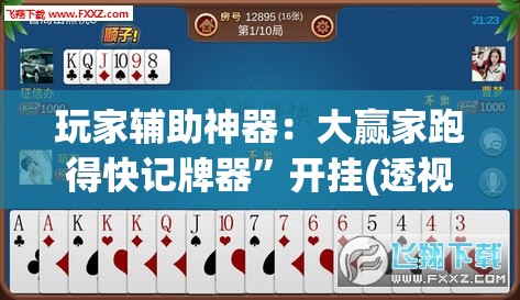 玩家辅助神器：大赢家跑得快记牌器”开挂(透视)最新辅助详细