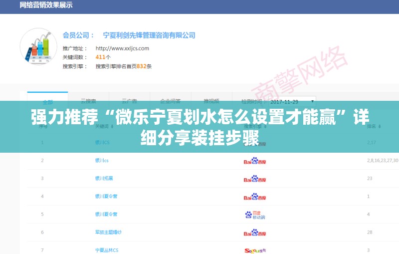 强力推荐“微乐宁夏划水怎么设置才能赢”详细分享装挂步骤