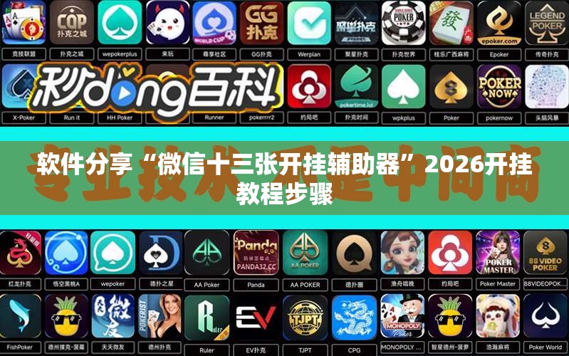 软件分享“微信十三张开挂辅助器”2026开挂教程步骤