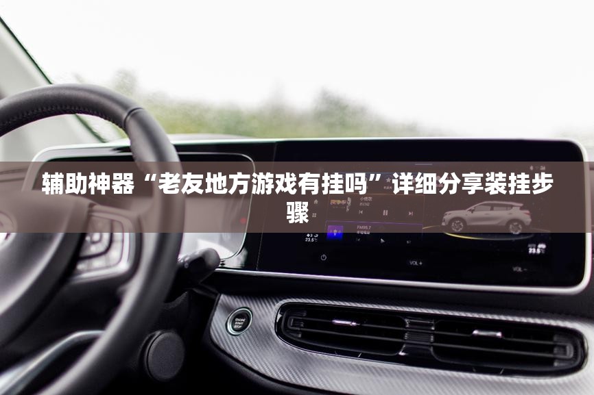 辅助神器“老友地方游戏有挂吗	”详细分享装挂步骤