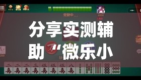 分享实测辅助“微乐小程序麻将万能开挂器通用版”(透视)其实确实有挂