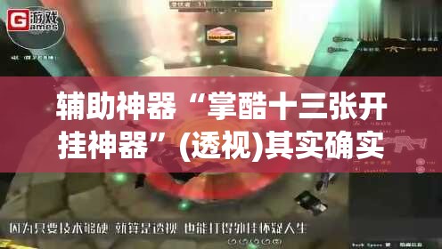 辅助神器“掌酷十三张开挂神器”(透视)其实确实有挂