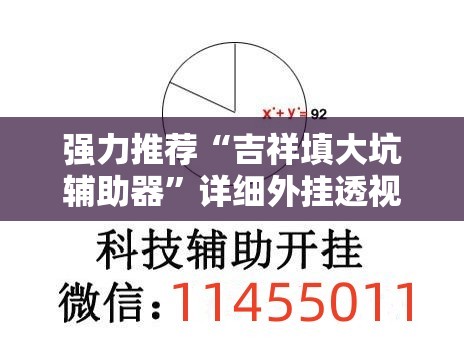 强力推荐“吉祥填大坑辅助器	”详细外挂透视辅助软件教程