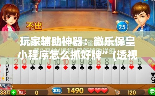 玩家辅助神器：微乐保皇小程序怎么抓好牌	”(透视挂)辅助下载教程