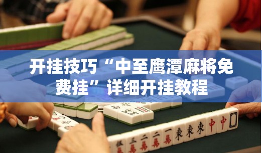 开挂技巧“中至鹰潭麻将免费挂”详细开挂教程