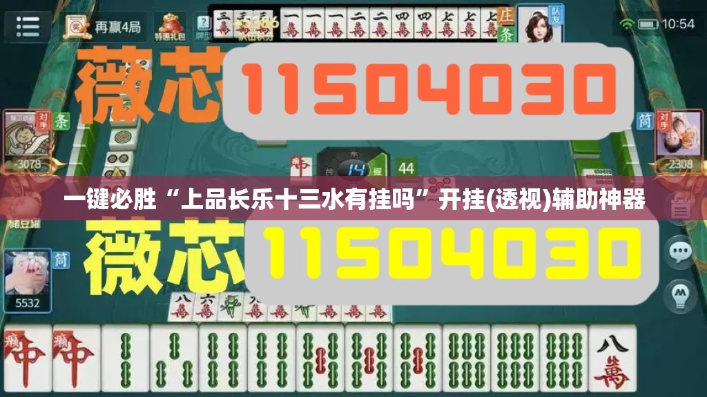 一键必胜“上品长乐十三水有挂吗	”开挂(透视)辅助神器