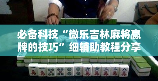 必备科技“微乐吉林麻将赢牌的技巧”细辅助教程分享