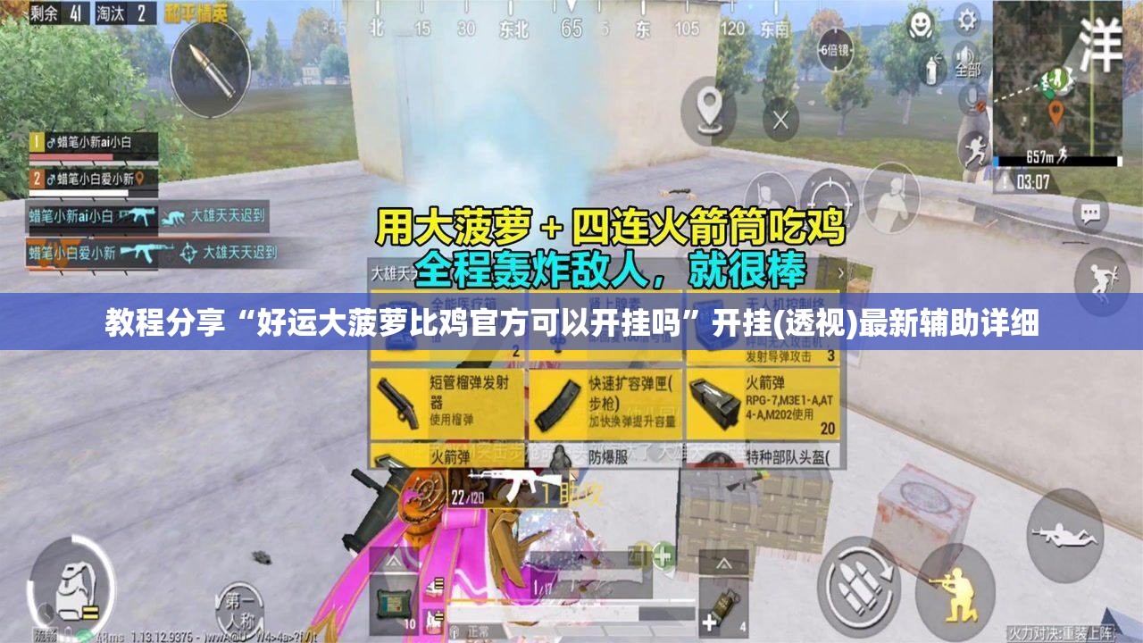 教程分享“好运大菠萝比鸡官方可以开挂吗”开挂(透视)最新辅助详细