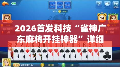 2026首发科技“雀神广东麻将开挂神器”详细分享装挂步骤