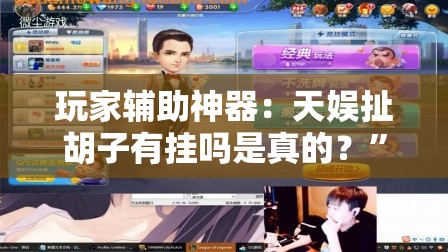 玩家辅助神器：天娱扯胡子有挂吗是真的？	”原来可以开挂