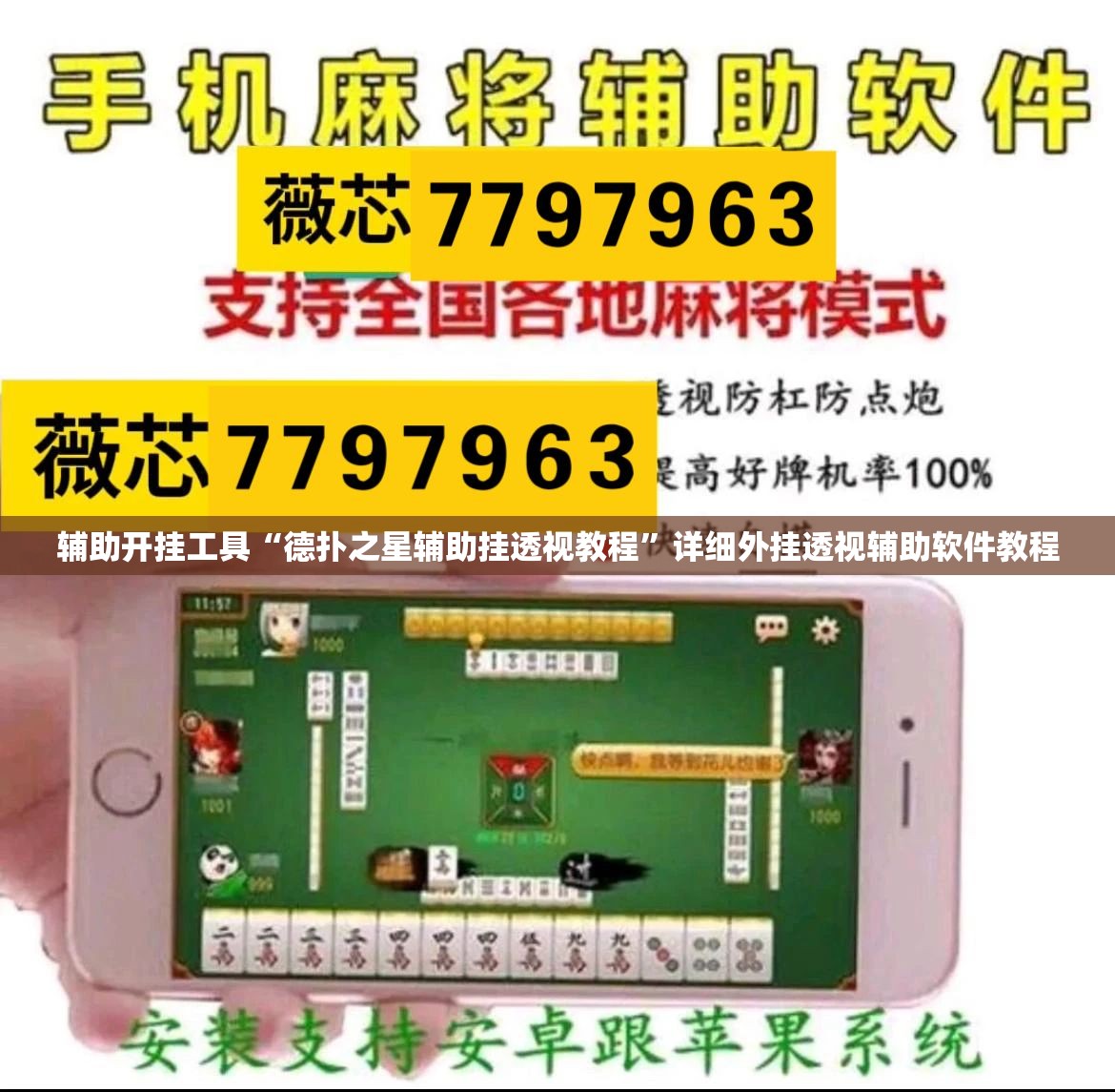 辅助开挂工具“德扑之星辅助挂透视教程	”详细外挂透视辅助软件教程
