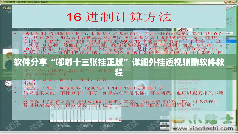 软件分享“嘟嘟十三张挂正版”详细外挂透视辅助软件教程